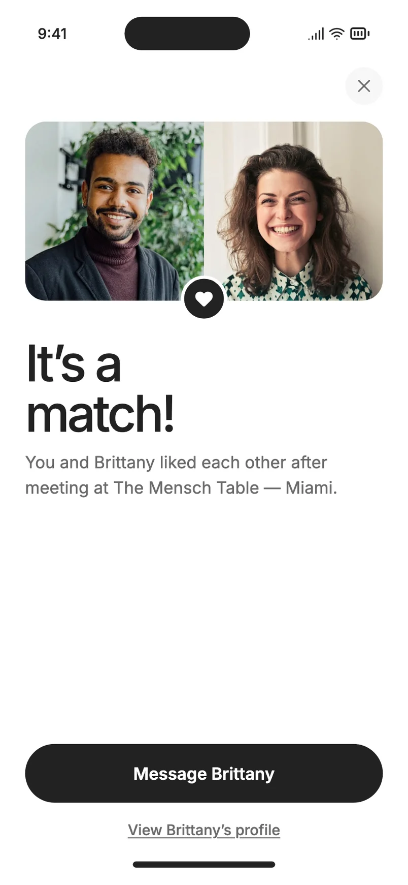 The app after the event: it's a match